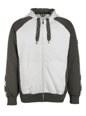 Mascot Hoodie Wiesbaden - White/Dark Anthracite