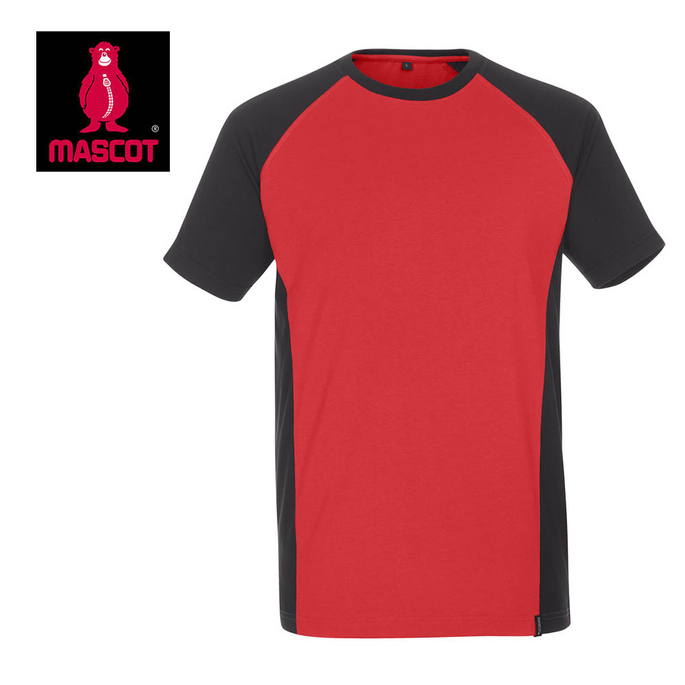 Mascot Workwear T Shirt 50567 - Red / Black 2 Mascot Workwear T Shirt 50567 - Red / Black - Image 2