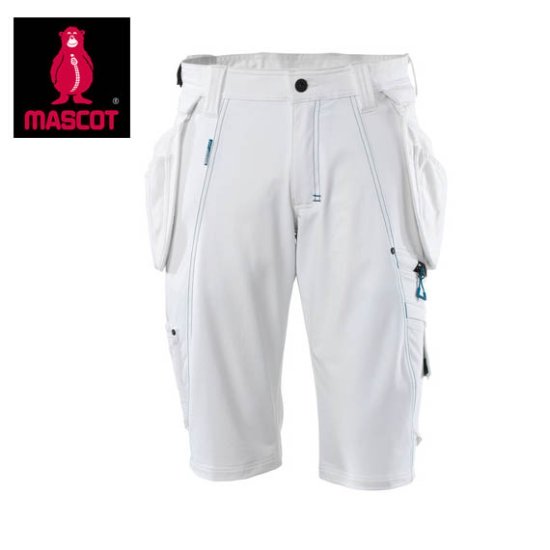 Mascot Shorts 17149 Holster Pockets – White 2 Mascot Shorts 17149 Holster Pockets – White - Image 2