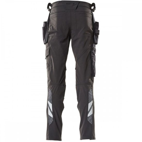 Mascot Workwear Trousers 18031 - Black with Kneepad Pockets and Holster Pockets 2 Mascot Workwear Trousers 18031 - Black with Kneepad Pockets and Holster Pockets - Image 2