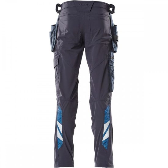 Mascot Workwear Trousers 18031 - Navy with Kneepad Pockets and Holster Pockets - Image 2