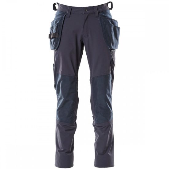 Mascot Workwear Trousers 18031 - Navy with Kneepad Pockets and Holster Pockets