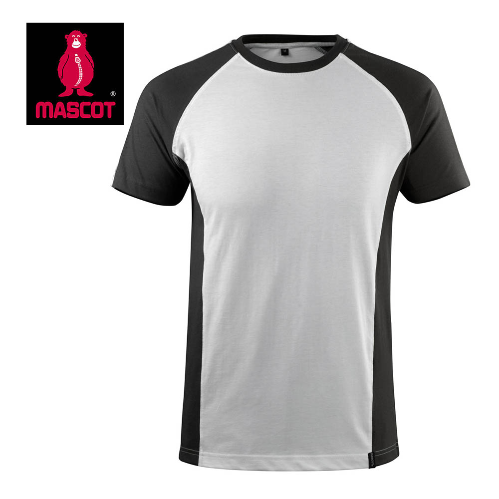 Mascot Workwear T Shirt 50567 - White / Dark Grey 2 Mascot Workwear T Shirt 50567 - White / Dark Grey - Image 2