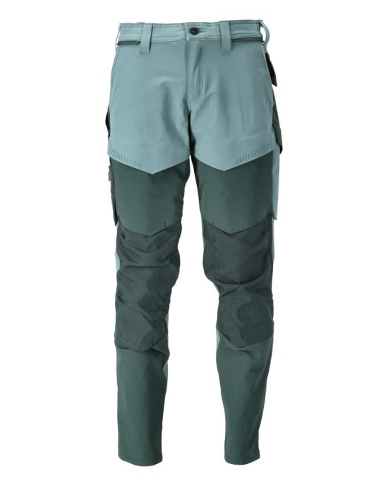 Mascot Trousers with kneepad pockets - Light Forest Green - 22379