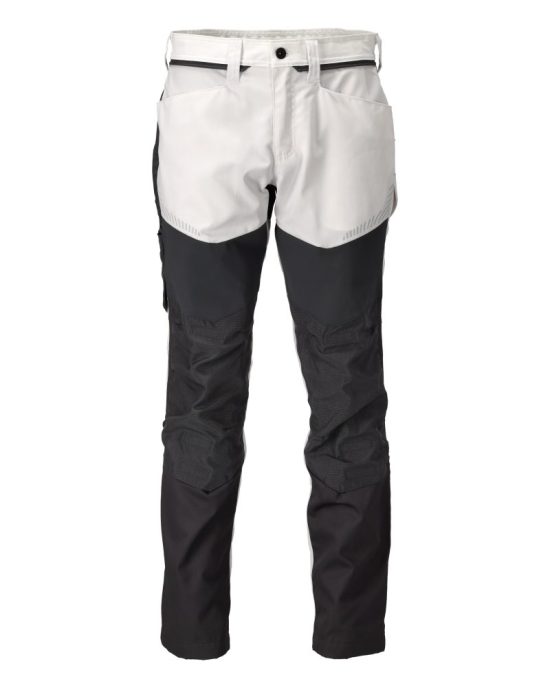 Mascot Trousers with kneepad pockets - White / Stone Grey - 22479 1 Mascot Trousers with kneepad pockets - White / Stone Grey - 22479