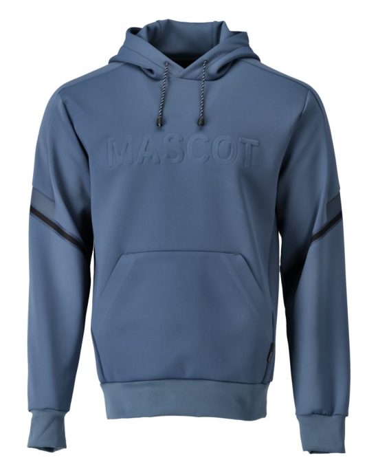 Mascot Fleece Hoodie - Stone Grey - 22186 3 Mascot Fleece Hoodie - Stone Grey - 22186 - Image 3