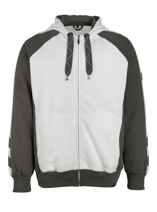 Mascot Hoodie Wiesbaden - White/Dark Anthracite 1 Mascot Hoodie Wiesbaden - White/Dark Anthracite