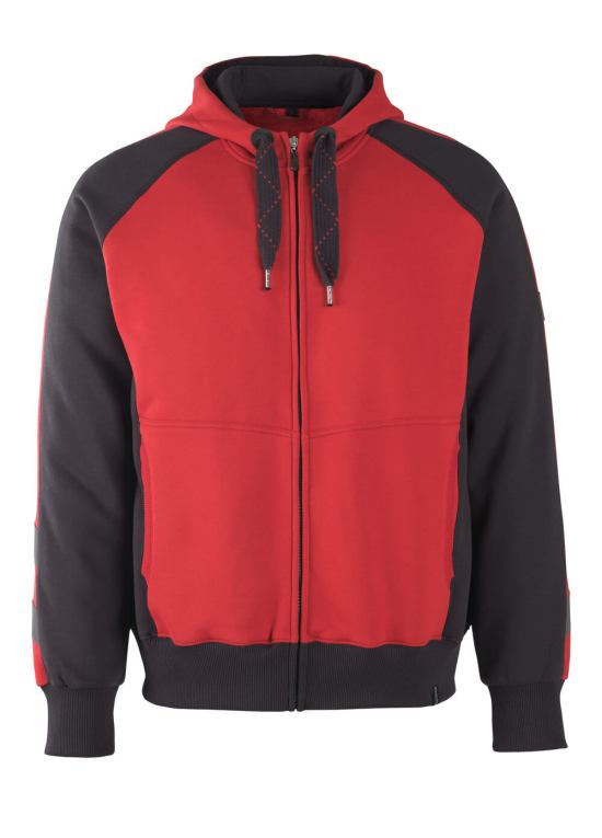 Mascot Hoodie Wiesbaden - Red/Black 1 Mascot Hoodie Wiesbaden - Red/Black