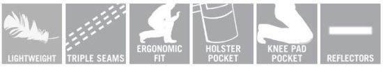Mascot Trousers Holster Pocket Craftmen's 17631 - Grey 3 Mascot Trousers Holster Pocket Craftmen's 17631 - Grey - Image 3