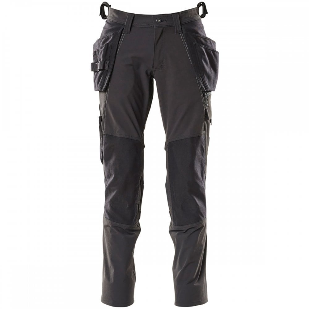 Mascot Workwear Trousers 18031 - Black with Kneepad Pockets and Holster Pockets 1 Mascot Workwear Trousers 18031 - Black with Kneepad Pockets and Holster Pockets