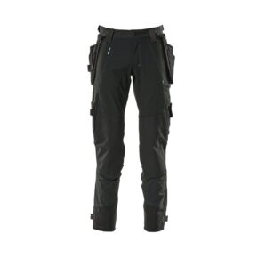 Mascot-Workwear-Trousers-17031-–-Black-with-Kneepad-Pockets-and-Holster-Pockets
