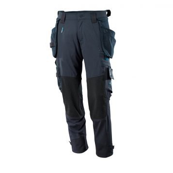 Mascot Workwear Trousers 17031 - Navy with Kneepad Pockets and Holster Pockets 3 Mascot Workwear Trousers 17031 - Navy with Kneepad Pockets and Holster Pockets - Image 3