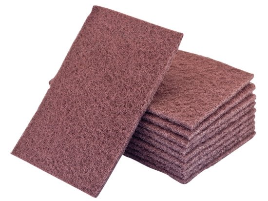 Hand Pads Maroon Standard Very Fine 150 x 223mm (10) - FLE34005