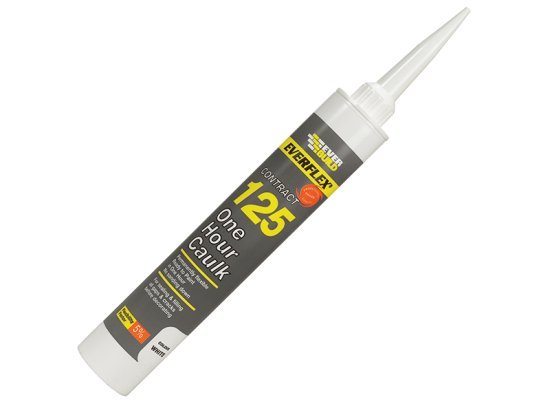 One Hour Caulk 125 White 310ml - EVB125C3