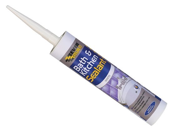 Bath & Kitchen Sealant White 290ml - EVBBATHWH