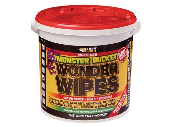 Monster Wonder Wipes Tub of 500 - EVBMONSTERW 1 Monster Wonder Wipes Tub of 500 - EVBMONSTERW