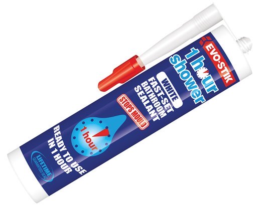 1 Hour Shower Sealant Clear 310ml - EVO1HSCLEAR