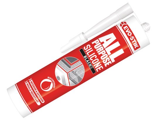112872 All Purpose Flex Silicone Sealant Black C20 - EVOAPFSSBK 1 112872 All Purpose Flex Silicone Sealant Black C20 - EVOAPFSSBK