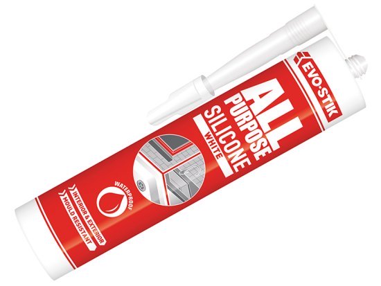 112902 All Purpose Flex Silicone Sealant White C20 - EVOAPFSSW 1 112902 All Purpose Flex Silicone Sealant White C20 - EVOAPFSSW