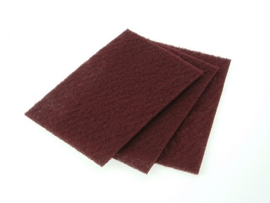 Hand Pad Maroon Very Fine 230 x 150mm (10) - FAIAHPMAROON