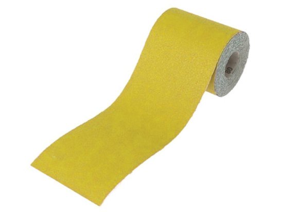 Aluminium Oxide Sanding Paper Roll Yellow 115mm x 10m 120G - FAIAR10120Y
