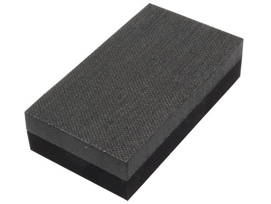 Hand Sanding Block Double Sided Medium/Hard 70 x 125mm - FLE56006