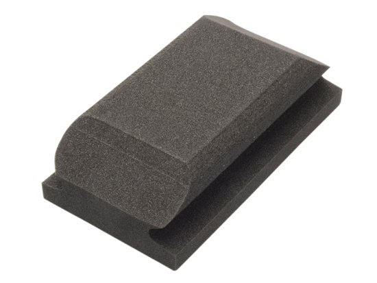 Hand Sanding Block Shaped Black 70 x 125mm - FLE56010