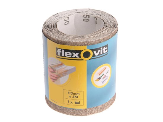 General Purpose Sanding Roll 115mm x 5m Coarse 80G - FLV26411