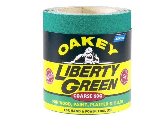 Liberty Green Sanding Roll 115mm x 5m Coarse 40g