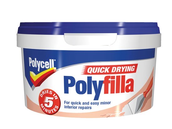 Multi Purpose Quick Drying Polyfilla Tub 500g 1 Multi Purpose Quick Drying Polyfilla Tub 500g