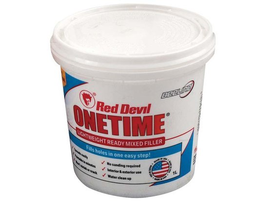 Red Devil Onetime Filler 1 Litre 1 Red Devil Onetime Filler 1 Litre