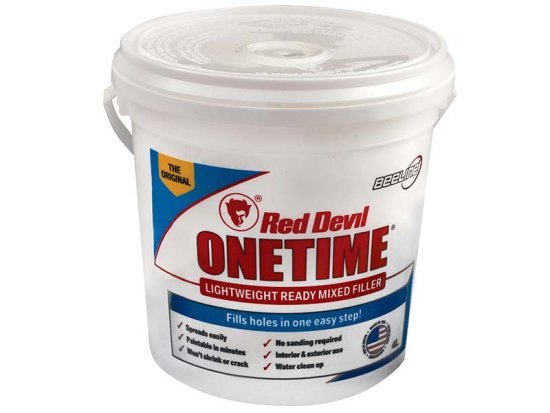 Red Devil Onetime Filler 4 Litre