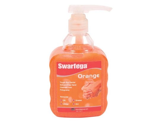 Orange Hand Cleaner Pump Top Bottle 450ml