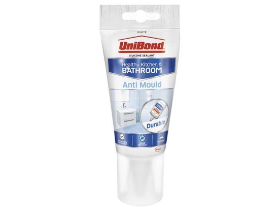 Anti-Mould Kitchen & Bathroom Sealant Tube White 147g 1 Anti-Mould Kitchen & Bathroom Sealant Tube White 147g