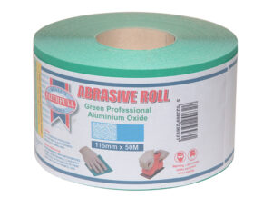 Aluminium Oxide Sanding Paper Roll Green 115mm x 50m 120G - FAIAR115120G