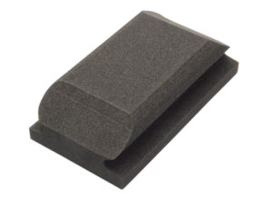 Hand Sanding Block Shaped Black 70 x 125mm - FLE56010