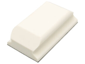 Hand Sanding Block Shaped White PUR GRIP® 70 x 125mm - FLE93070