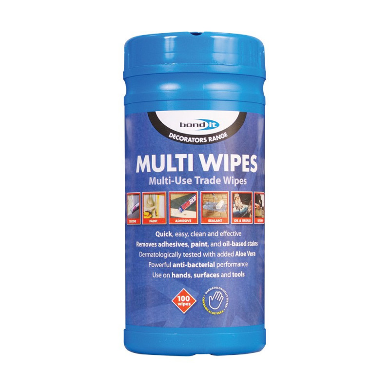 Multi Wipes Trade Tub of 100 - Bondit 3 Multi Wipes Trade Tub of 100 - Bondit - Image 3