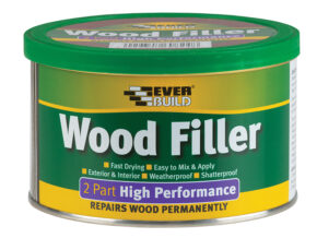 Wood Filler High Performance 2 Part White 500g - EVBHPWFWH500