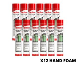 Fischer Fire Stop Hand Foam - Box of 12