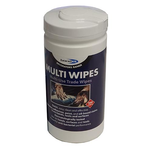 Multi Wipes Trade Tub of 100 - Bondit 1 Multi Wipes Trade Tub of 100 - Bondit
