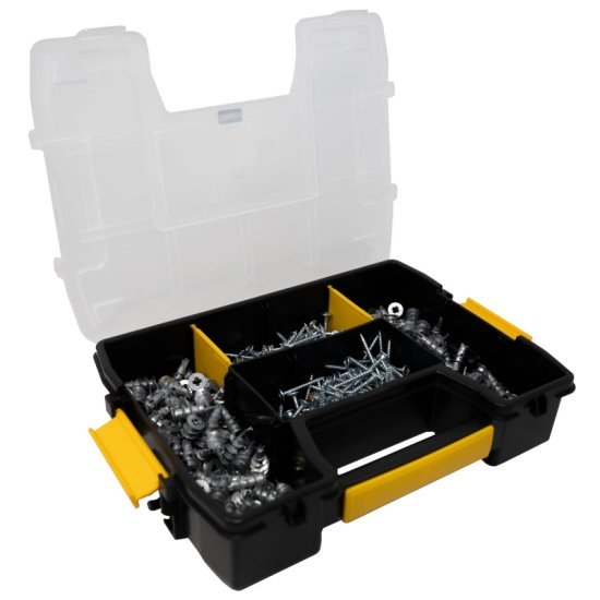 DEWALT DWSLZIPIT 200 piece Plasterboard Anchors Kit 1 DEWALT DWSLZIPIT 200 piece Plasterboard Anchors Kit