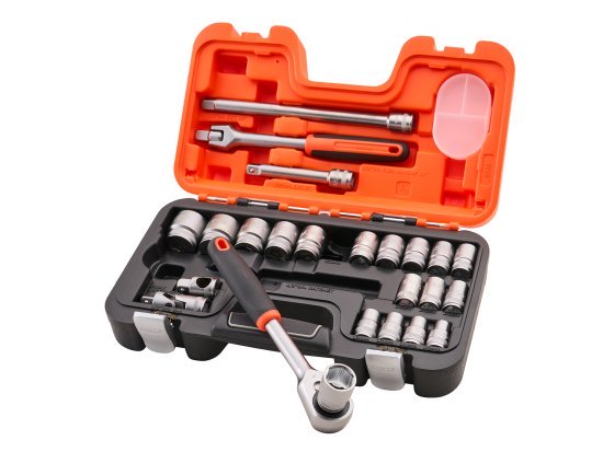 Bahco 1/2in Drive Socket Set (24 Piece) - XMS26S240