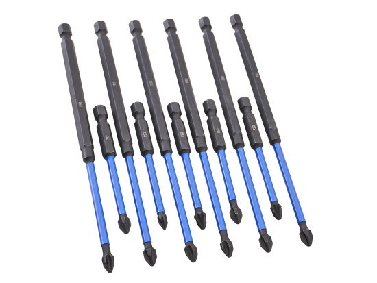 Faithfull 12 Piece Impact Screwdriver Bit Set - XMS26SBIT12 1 Faithfull 12 Piece Impact Screwdriver Bit Set - XMS26SBIT12