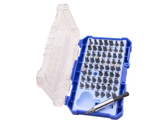 Faithfull 61 Piece Chrome Vanadium Security Bit Set - XMS26SBIT61