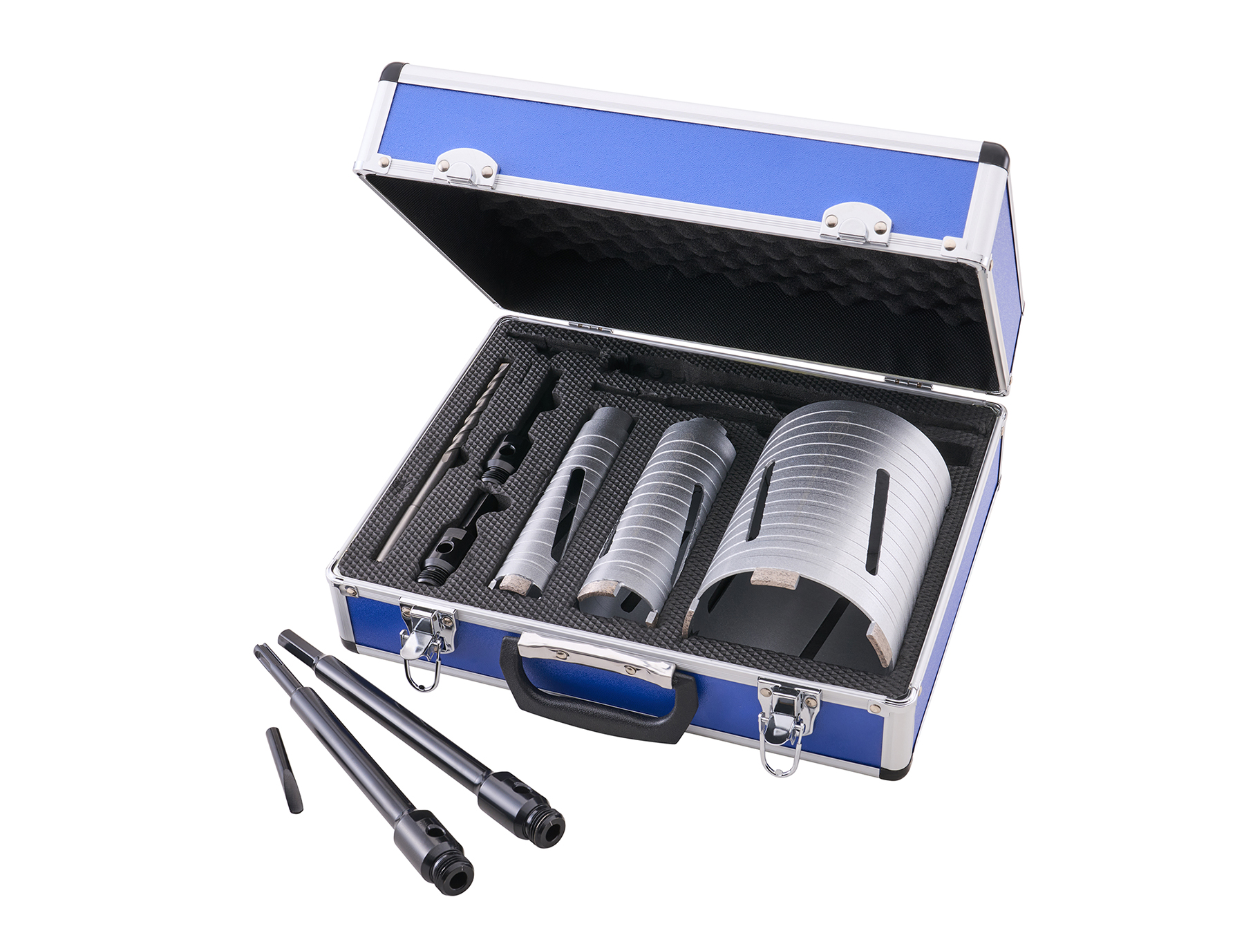 Mexco 9 Piece Diamond Core Drill Set - XMS26DCORE 1 Mexco 9 Piece Diamond Core Drill Set - XMS26DCORE