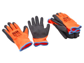 Scan Thermal Latex Dipped Gloves (3 Pairs) - XMS26GLTH3