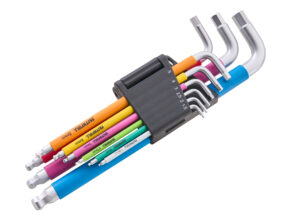 Faithfull 9 Piece Colour Coded Hex Key Set - XMS26HEXKEY