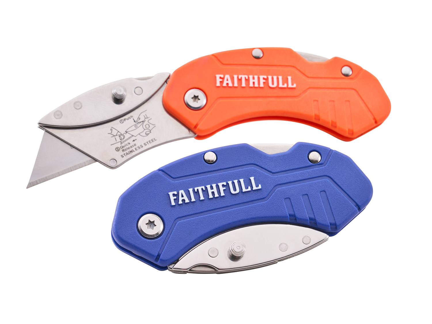 Faithfull Folding Utility Knife - XMS26UTILITY 1 Faithfull Folding Utility Knife - XMS26UTILITY