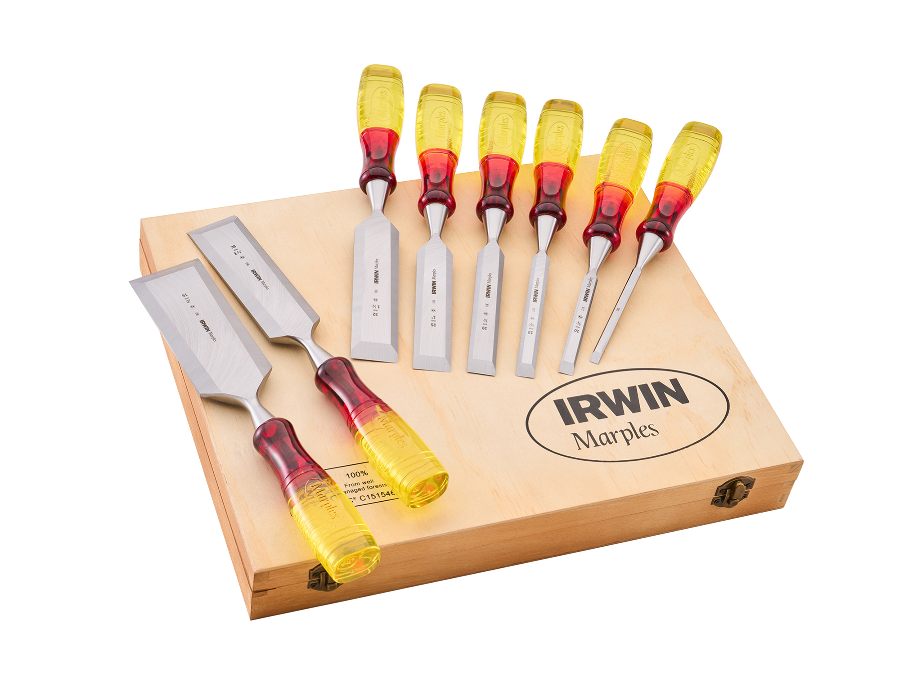 Irwin Marples 8 Piece Chisel Set - XMS26CHISEL8